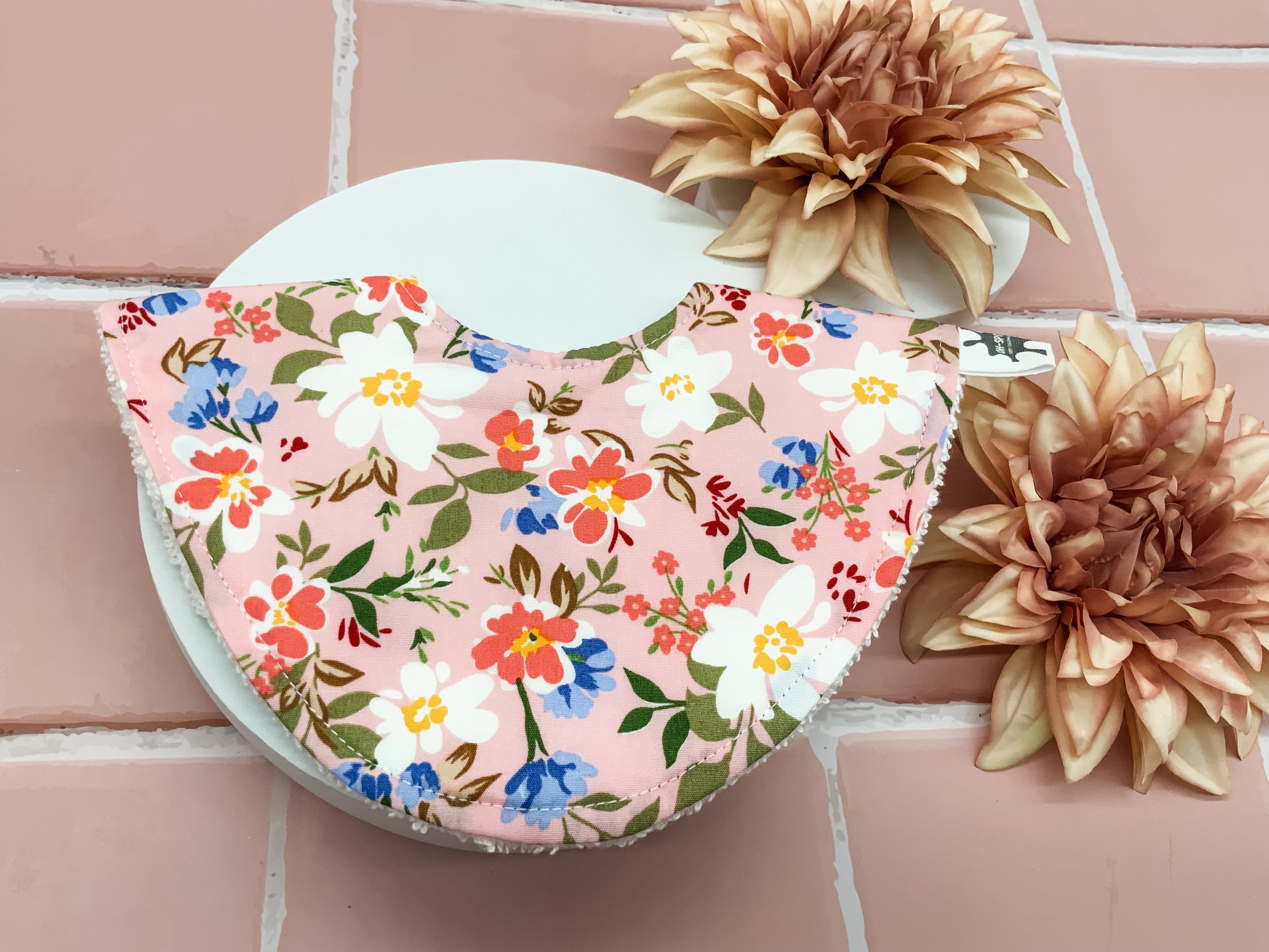 Pretty in Pink Petals Signature Bib