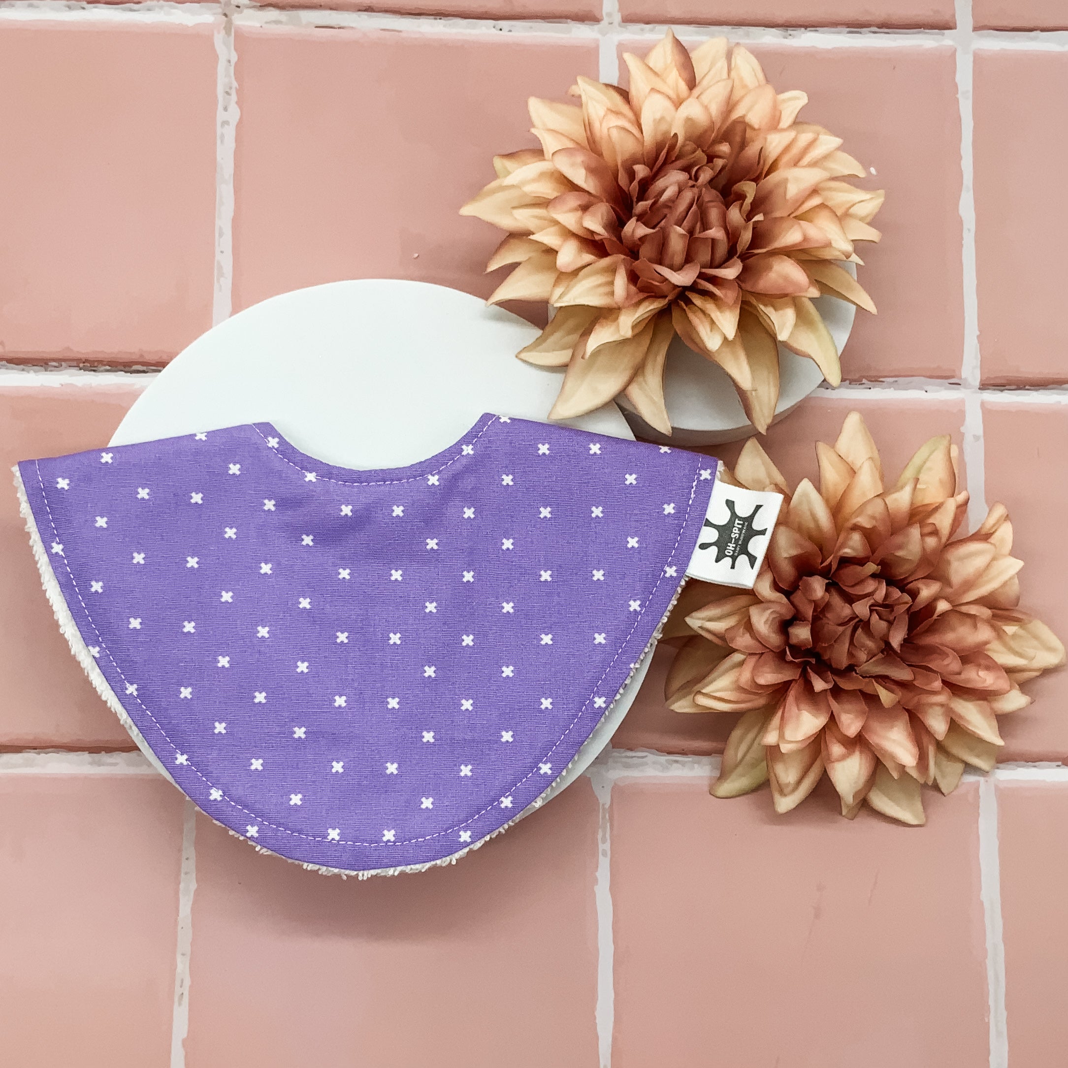 Lilac Kisses Signature Bib