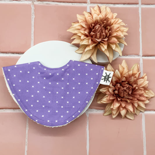 Lilac Kisses Signature Bib