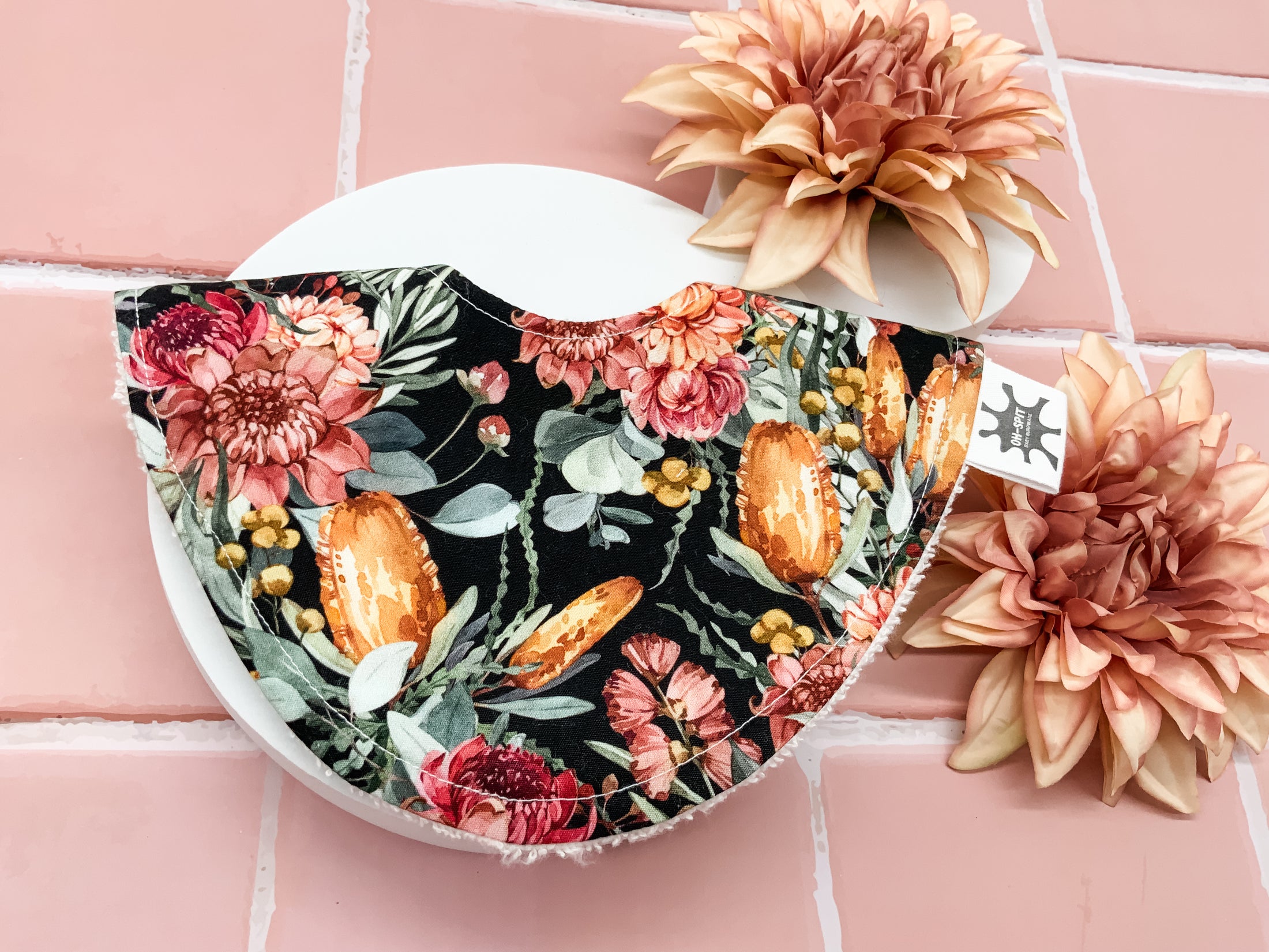Black Bouquet Signature Bib