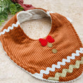 Load image into Gallery viewer, Gingie Red Bow Christmas Bib
