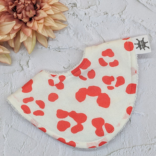 Cherry Cheetah Signature Bib