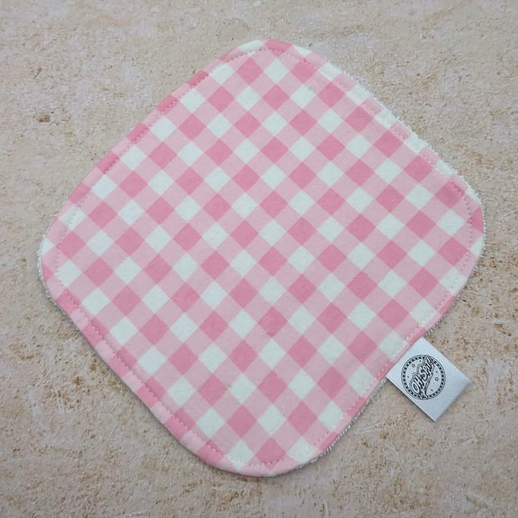 Washcloth - Soft Pink Gingham