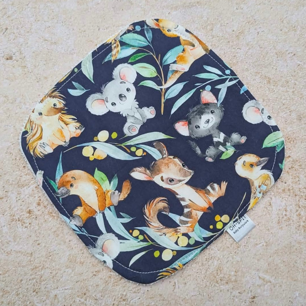 Washcloth - Aussie Mates Navy