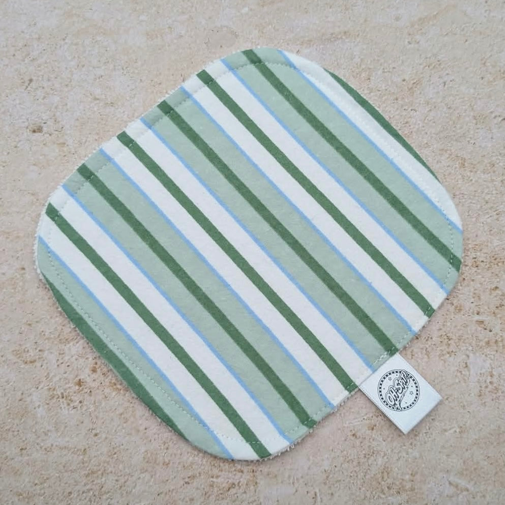 Washcloth - Soft Sage Stripes