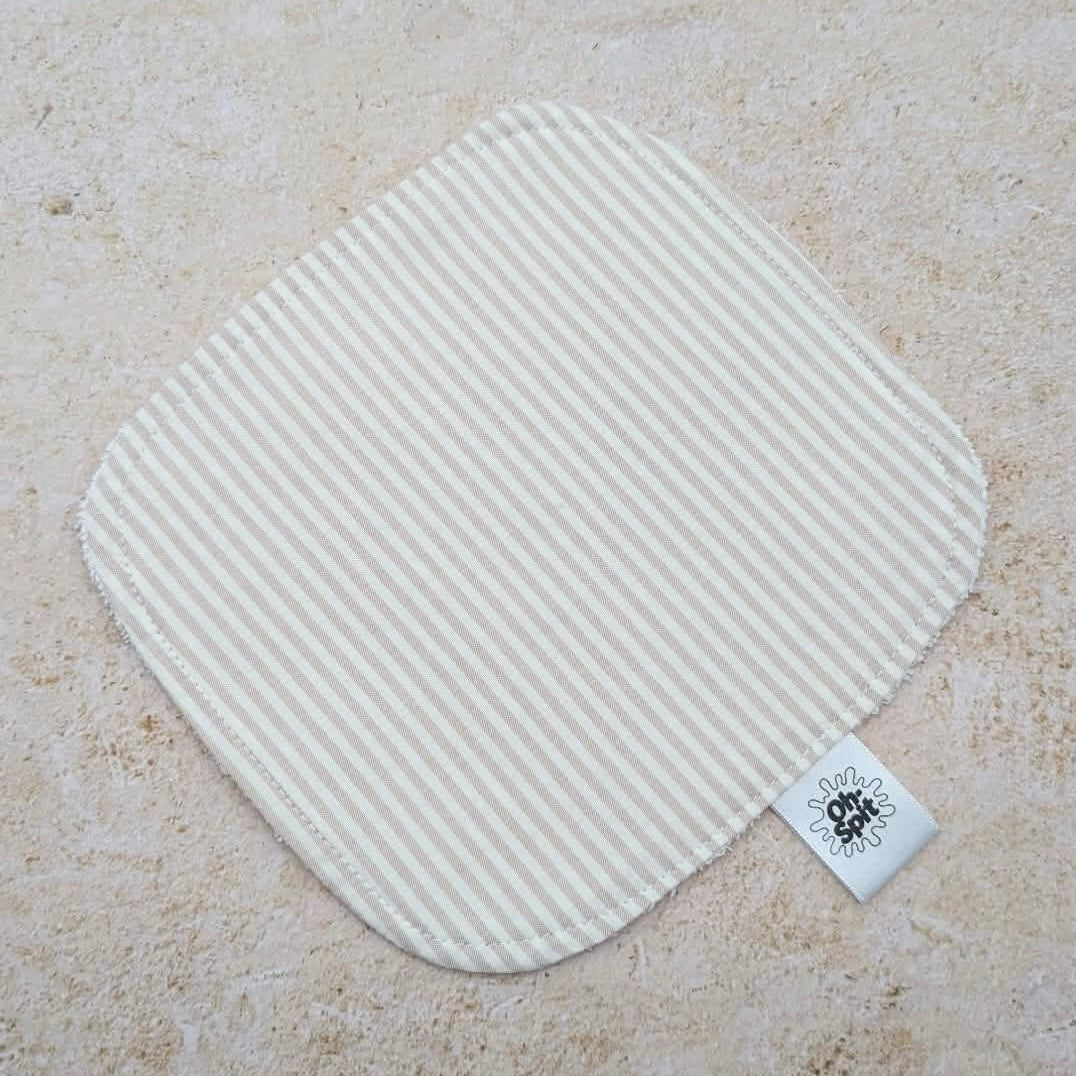 Washcloth - Beige Stripes