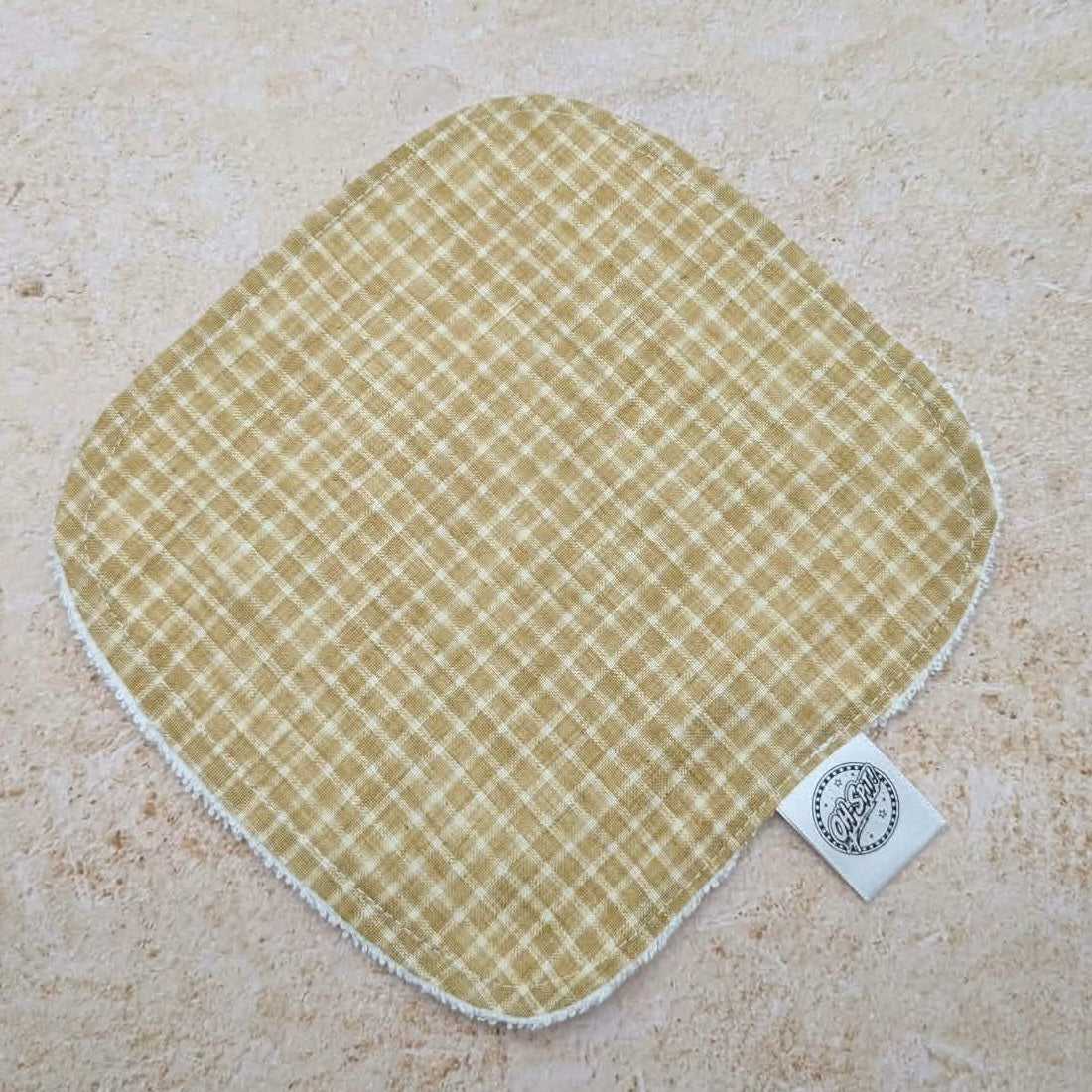 Washcloth - Check Linen