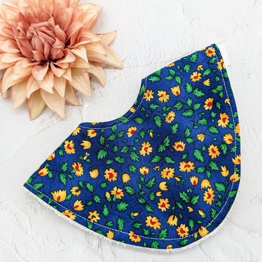 Yellow Blossoms Dribble Bib