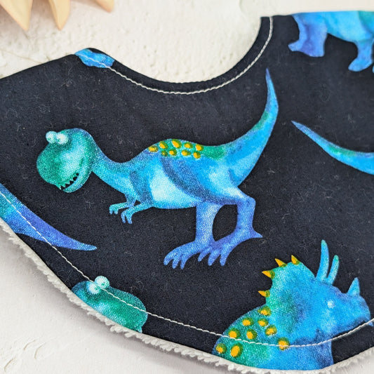 Dinorama Dribble Bib
