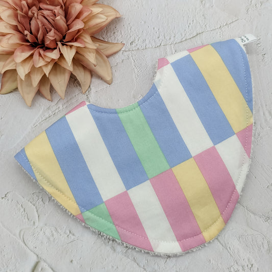 Candy Stripe Dribble Bib