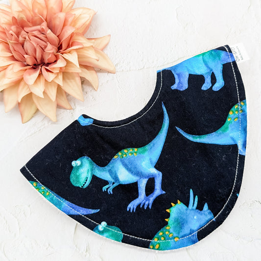 Dinorama Dribble Bib