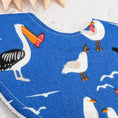Load image into Gallery viewer, Seagulls & Pelicans Dribble Bib
