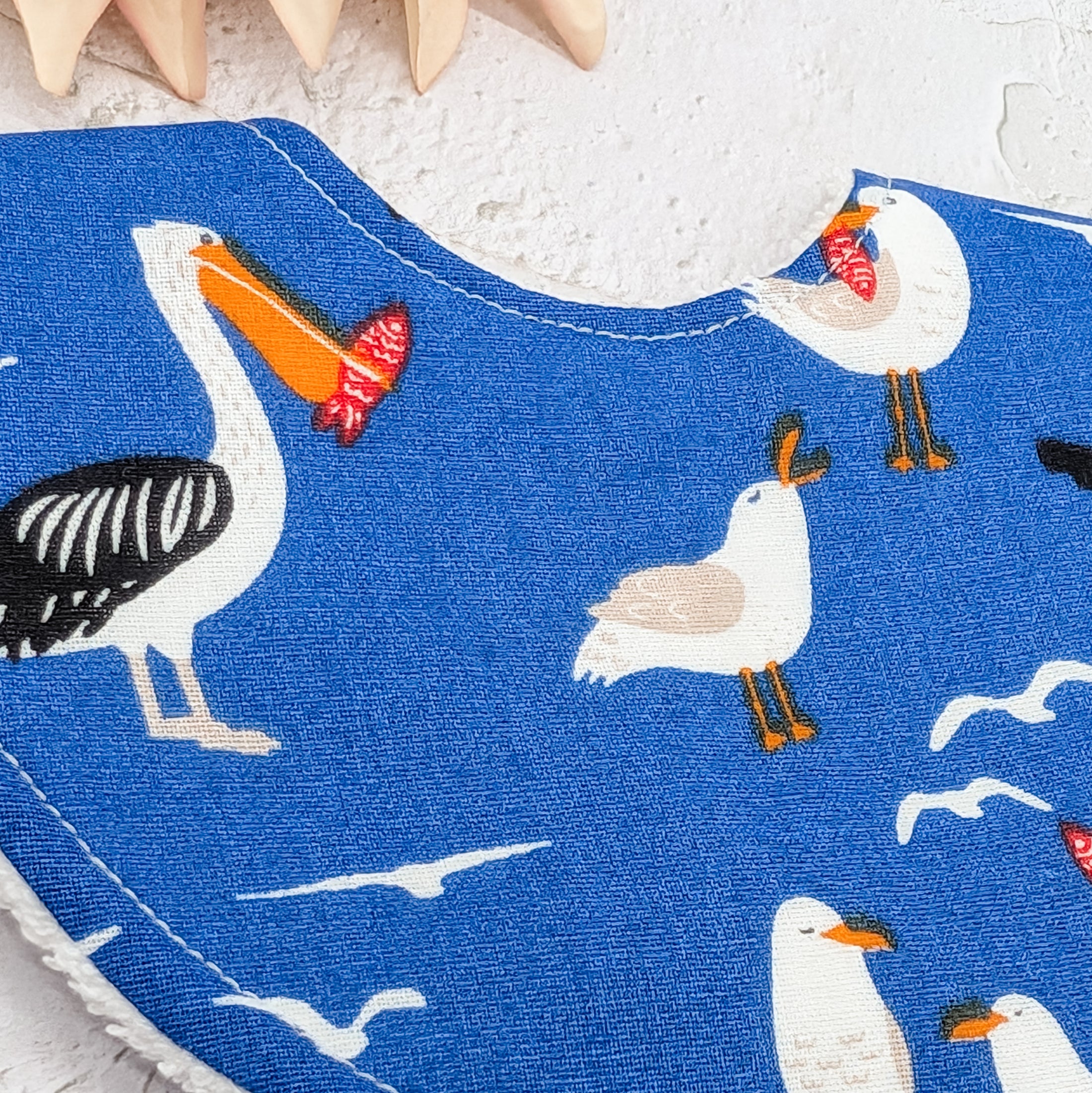 Seagulls & Pelicans Dribble Bib