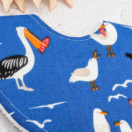 Seagulls & Pelicans Dribble Bib