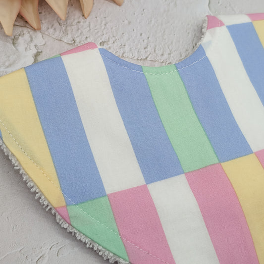 Candy Stripe Dribble Bib