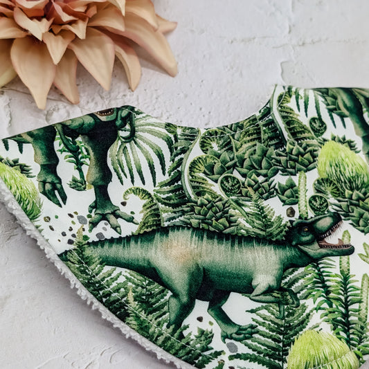 Jurassic Jungle Dribble Bib