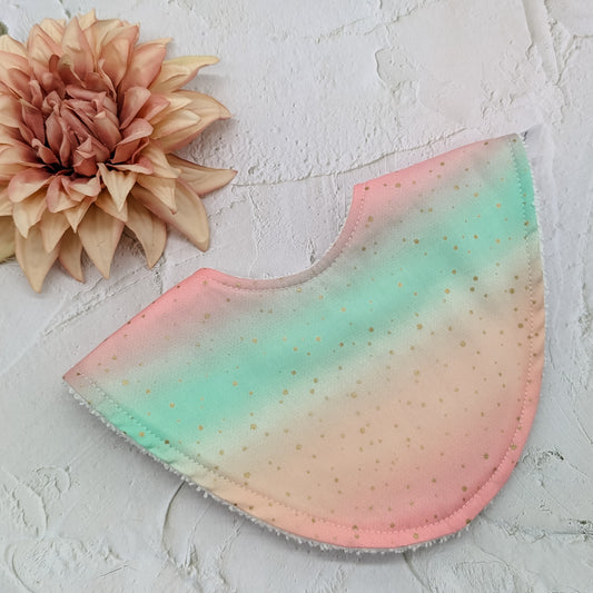Rainbow Sherbet Dribble Bib