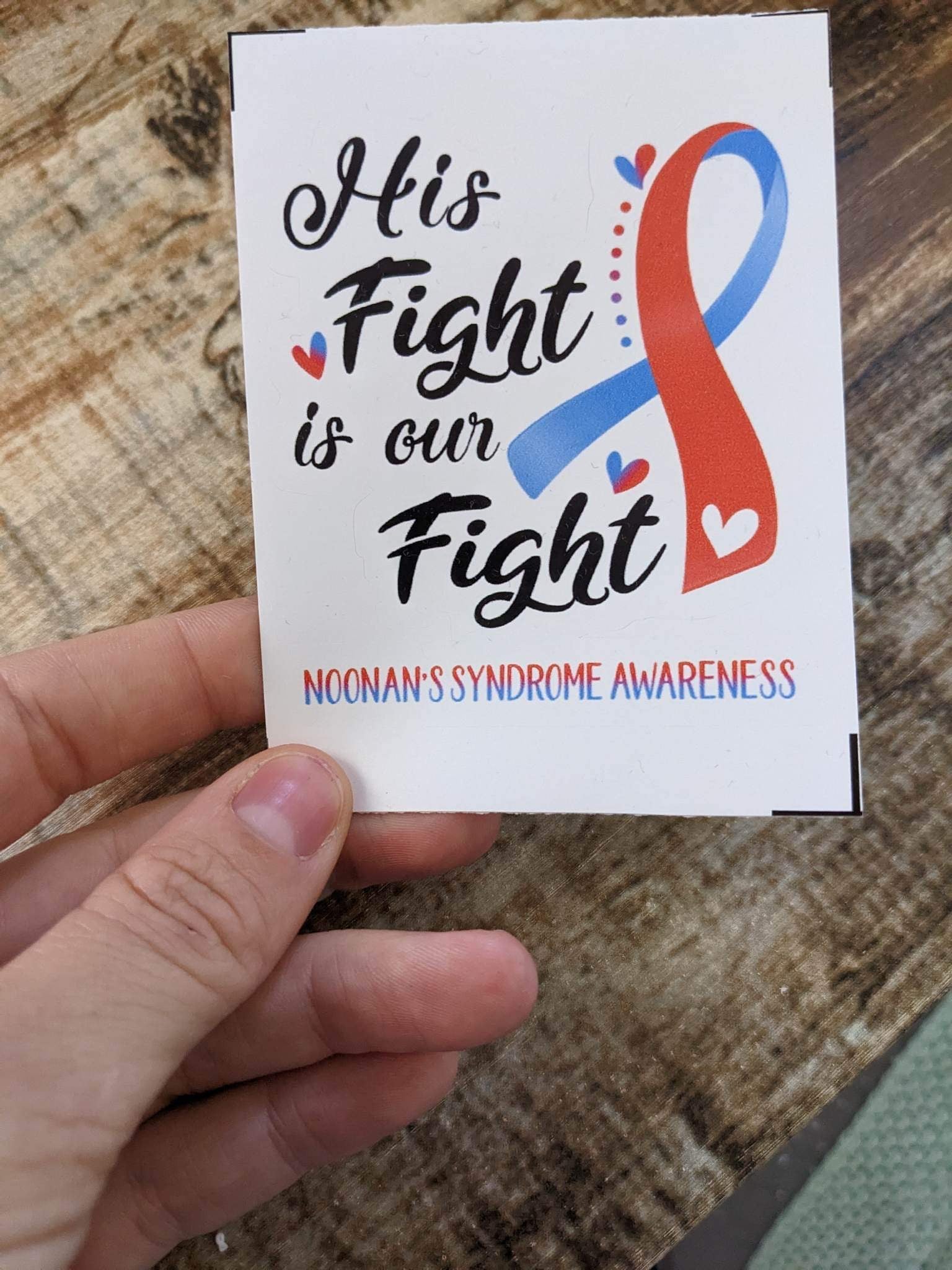 His Fight Is Our Fight Sticker - Donation